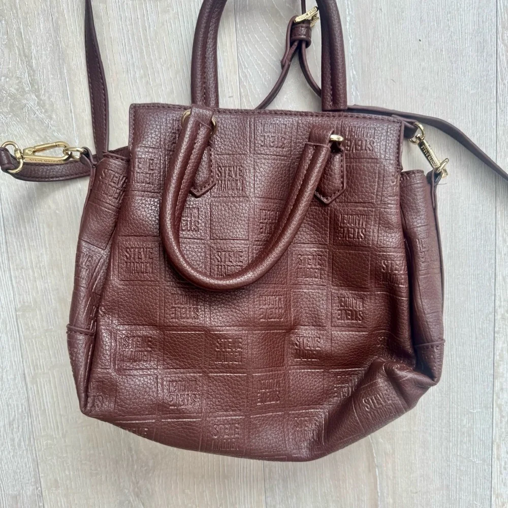 Steve Madden Dark Brown Satchel